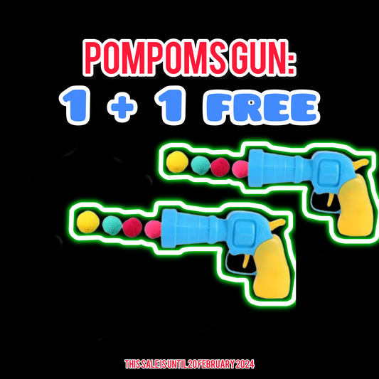 Pompoms gun | cat game